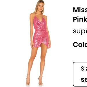 Super down Pink Mini Sexy Dress